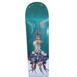 FA F*cking Awesome Elijah Berle World Kid 8.18 Skateboard Deck Green White New